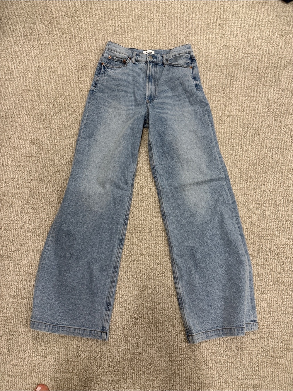 pistola Light Blue Wide-Leg Jeans